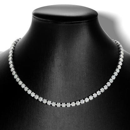 Flower Full Moissanite Tennis Bracelets 925 Sterling Silver D Color Lab Diamond for Women Hand Chain Gift Fine Jewelry GRA