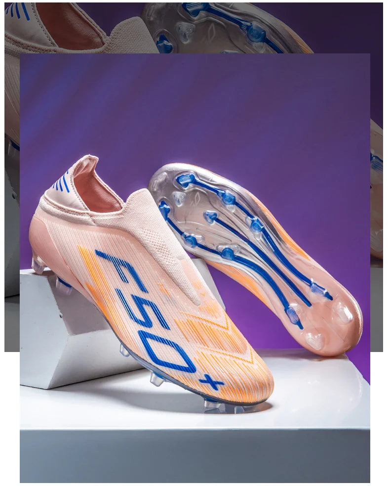New Men's Soccer Shoes Grass Cleats Futsal Non Slip Indoor Ultralight Fg Turf Football Boots Sport Comfortable Adult Non-Slip
