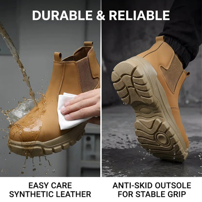 Safety Shoes Men Steel Toe Protective Shoes With Anti Smash Anti Piercing Work Shoes Indestructible Safety Boots