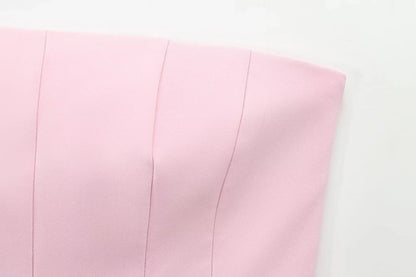 Sexy Butter Yellow Cami Ruffles Tube Top Women Fashion 2025 Summer Strapless Y2K Girl Streetwear Tops Holiday Party Tops