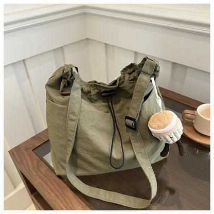 Large Capacity Versatile Shoulder Bag for Women's Summer Popular Lightweight Crossbody Bag Minimalist Tote Handbag