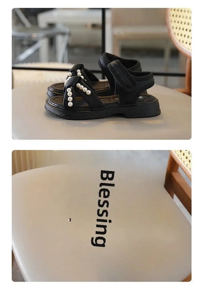 Children's Sandals Summer 2025 New Arrival Soft Bottom Slippers For Medium To Large Kids Women's Fashionable Beach Shoes