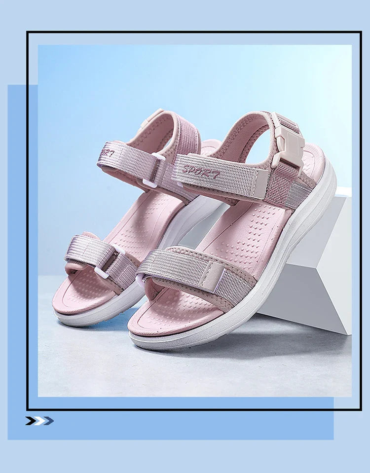 Lightweight Kids Sandals Summer Quick-Dry Breathable Beach Shoe Non-Slip Outdoor Sport Walking Sandals for Boys Girls Size 30-38