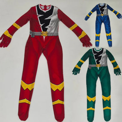 Anime Fancy Ranger Kishiryu Sentai Ryusoulger Cosplay Costume Jumpsuit Halloween Party Cosplay Halloween Carnival Suit For Boys