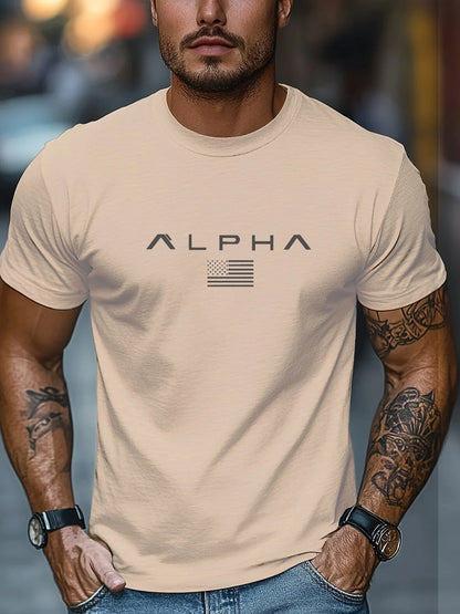 Men's summer 100 cotton fashionable casual loose solid color multi-color optional sports round neck short sleeved T-shirt top