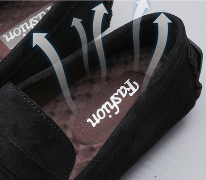 Trend Suede Men Casual Shoes Breathable Comfort Slip-on Mens Driving Shoes Fashion Men Lazy Shoes Luxury Brand Loafers Moccasins