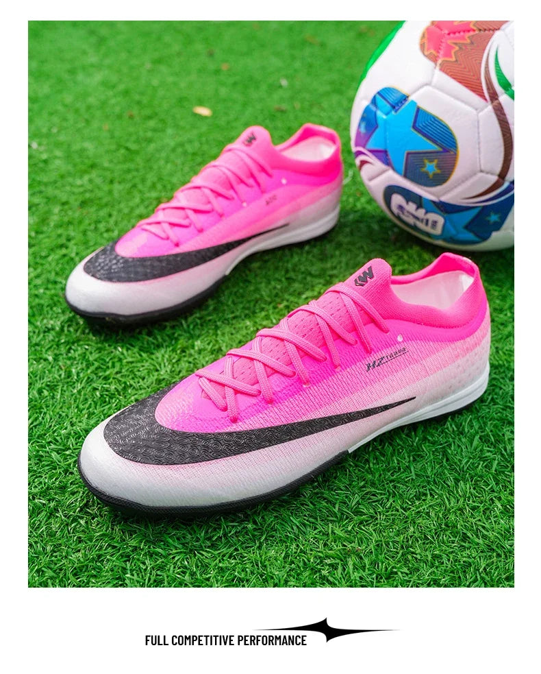 New Men Soccer Shoes Futsal Cleats Ultralight Hot Sale Football Boots Unisex High-quality Women Professional TF/FG Sneakers