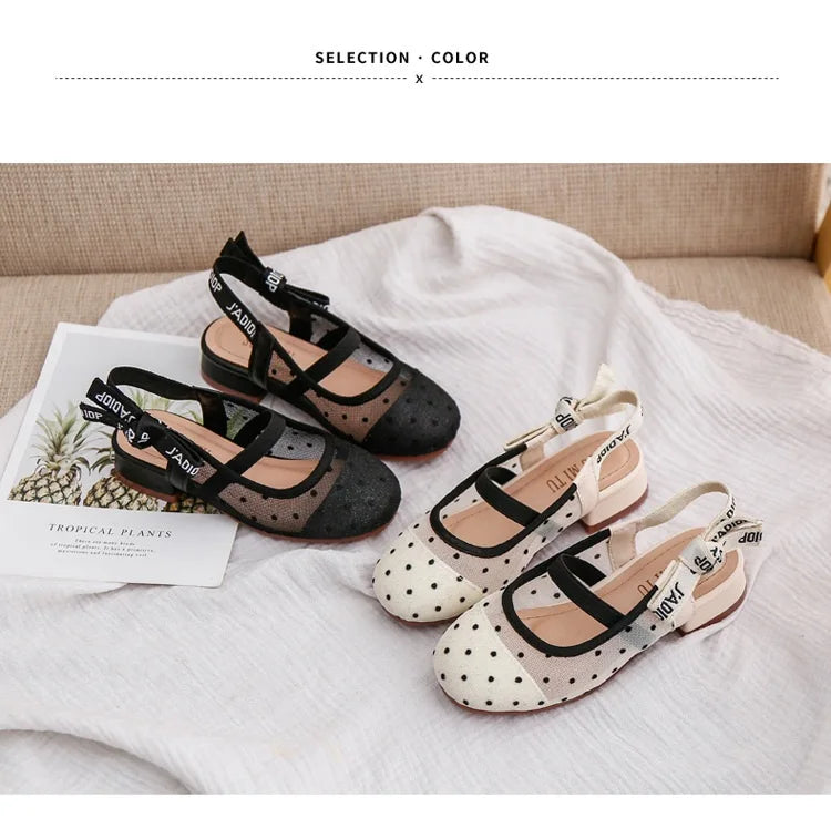 Kids Girls Leather Shoes Cute Children Students Girls Performance Shoes Beautiful Kids Students Soft Bottom Dance Footwear