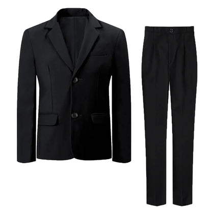 Suit for Kids Boys Easter Outfit Church Party Blazer Wedding Ceremony Flower Piano Performance Birthday Gift Clothes Set 3 PCS