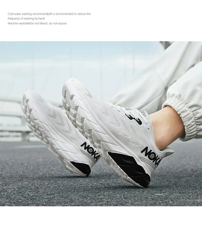 Men's Running Shoes Lightweight Breathable Comfortable Cushioned Sneakers for Walking Gym Casual Wear Athletic Shoes
