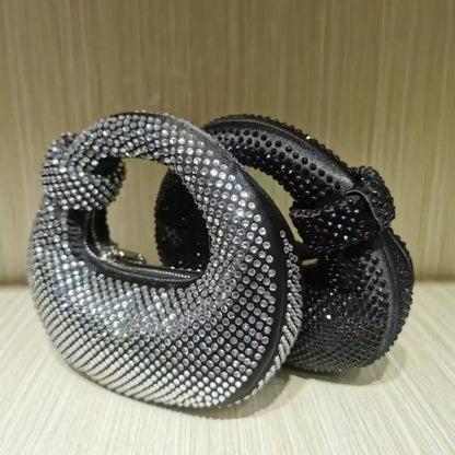 2025 Luxury New Elegant Purse Luxury Rhinestone Party Mini Bag Handbag Purse For Women