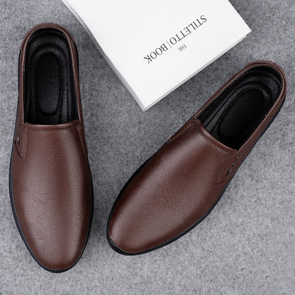 Leather Men Casual Shoes Breathable Soft Sole Office Loafers Shoes Men Designer Shoes