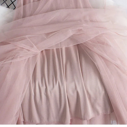 New large hem chiffon long skirt for women's Korean casual simple solid color three-layer A-line high waisted long skirt