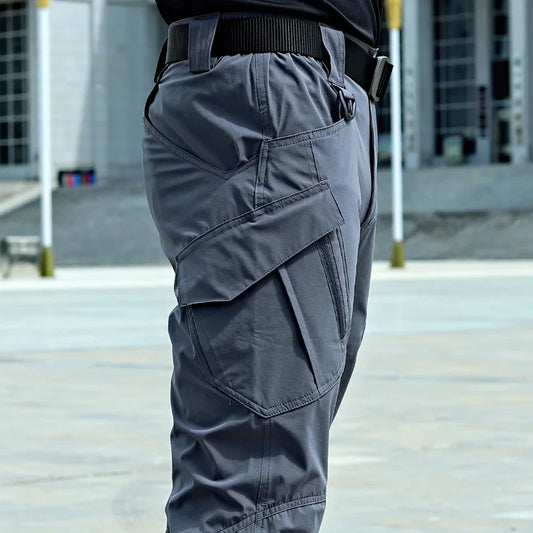 Summer Military Tactical Cargo Pants Casual Trousers Men Wear-resisting Multi-Pockets 1/2Pcs Outdoor Hiking Work Trousers Men