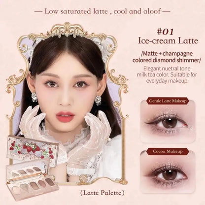 All In One Makeup Set Gift Box Garden Cushion Cream Foundation Matte Blush Long Lasting Velvet Lip Cream With Bag