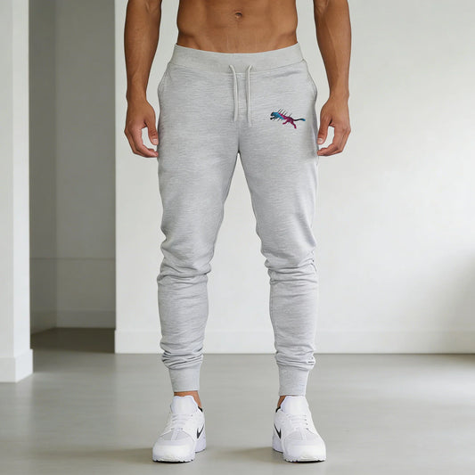 Sports pants men's cheetah running pants fitness football training pants slim fit casual sports pants men's small leg men's pant