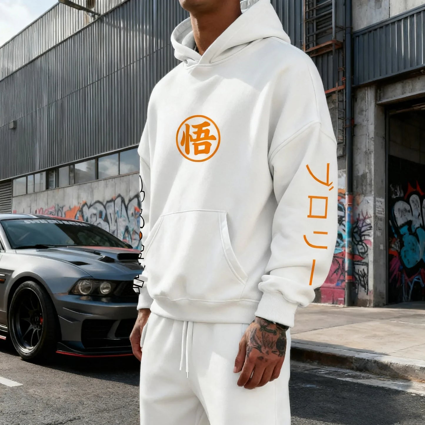 Printed Hoodie  Spring/Autumn New Men's and Women's Harajuku Large Daily Casual Parent Child Top
