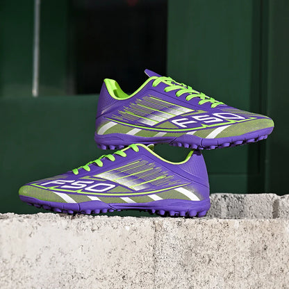 Durable and breathable soccer shoes TF nail breaking four season universal sports shoes outdoor and indoor sports shoes