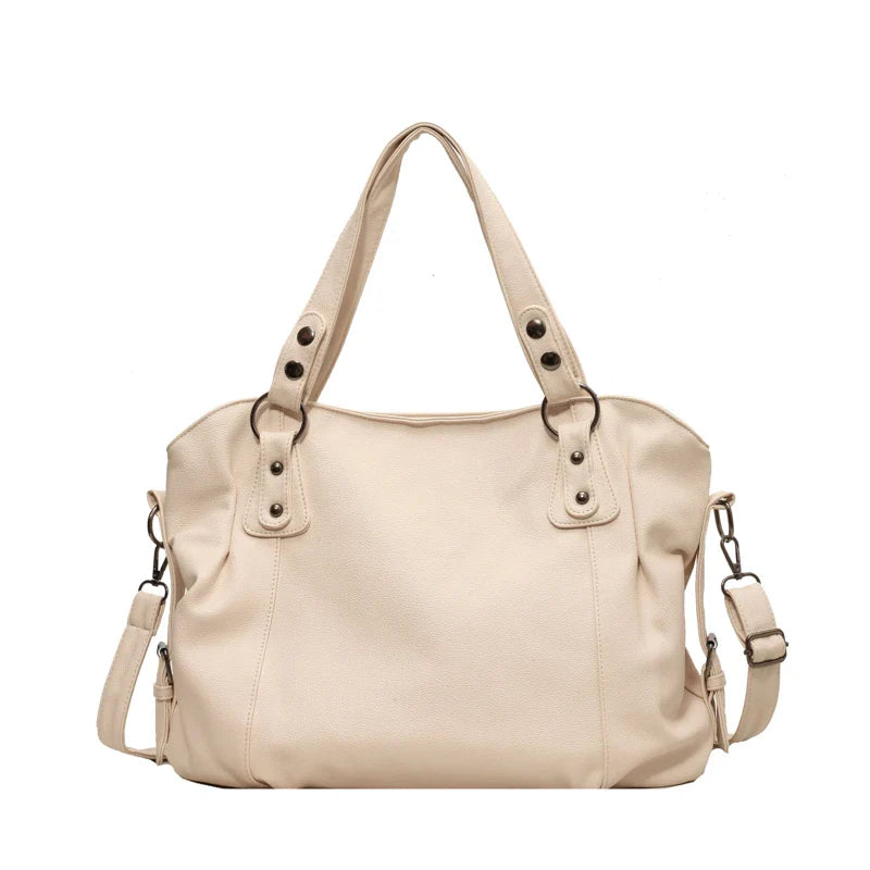 Female Hobo Handbag Large Capacity Shoulder Bags Big Stylsih Casual Tote Bag Ladies A4 Soft Leather Crossbody Bags Business Sac