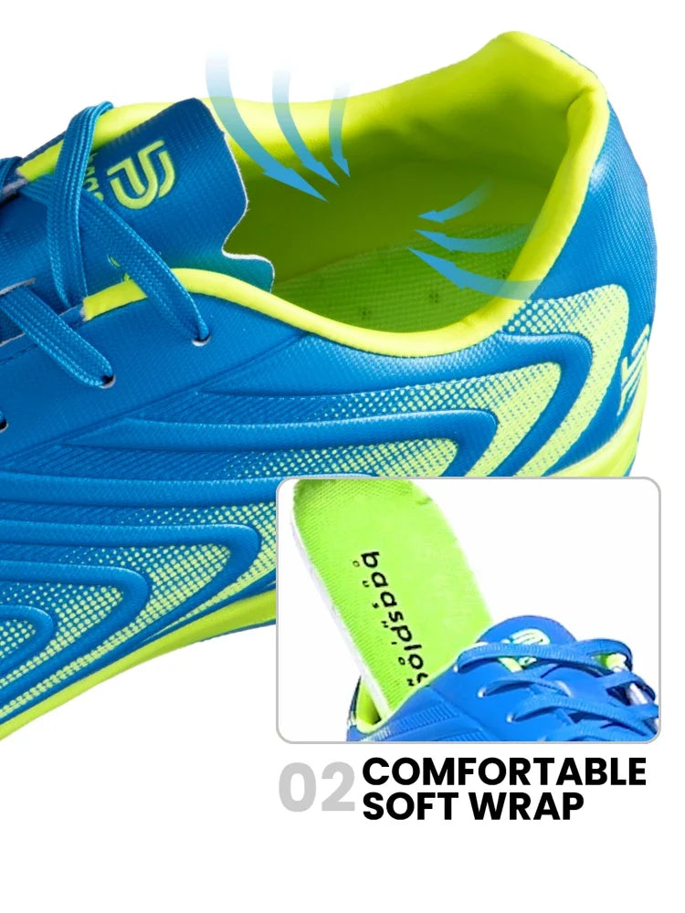 Men Professional Soccer Shoes Outdoor Anti-Slip Training Sport Shoes Male Light Leather Football Boots Chuteira Campo