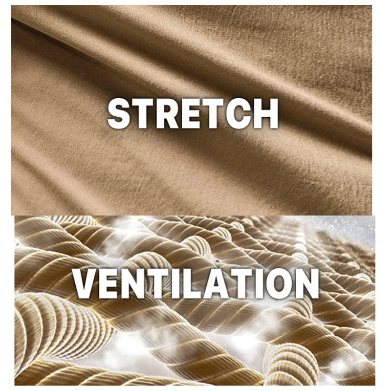 Men's Breathable Sports Pants Lightweight Hiking with Zipper Pocket Quick Dry Water Resistant Fishing Travel Trousers