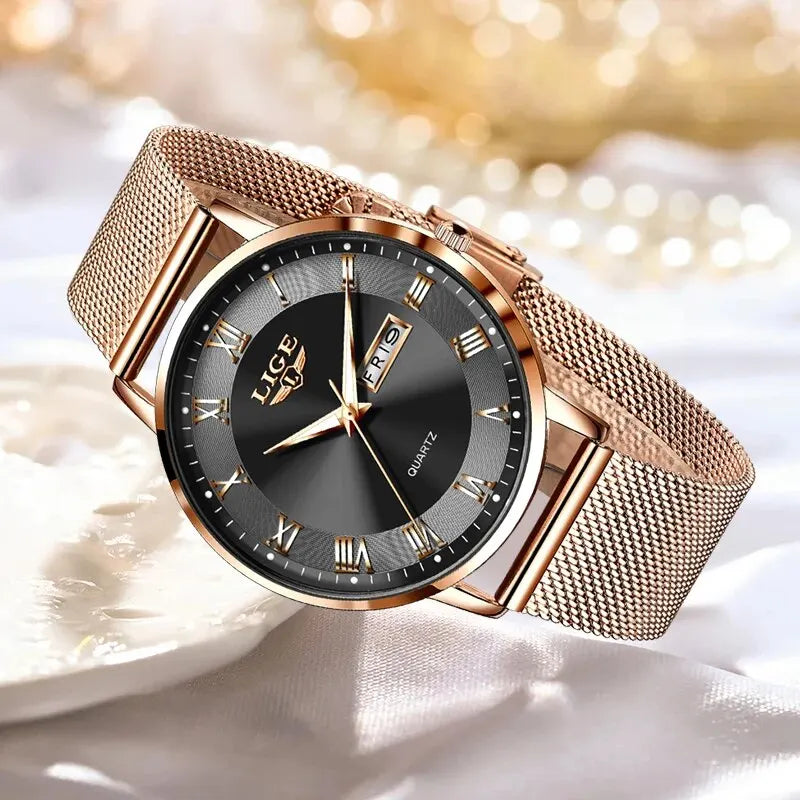 2024 New Watch Women Luxury Watches Ladies Creative Steel Women's Bracelet Watches Female Waterproof Clock Relogio Feminino
