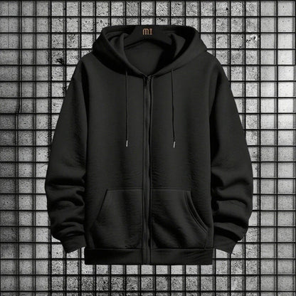 2025 New Arrival Men's Zipper Hoodie Sweatpants 2 Piece Set High Quality Hooded Long Sleeve Sweatshirt Autumn Winter Tracksuit