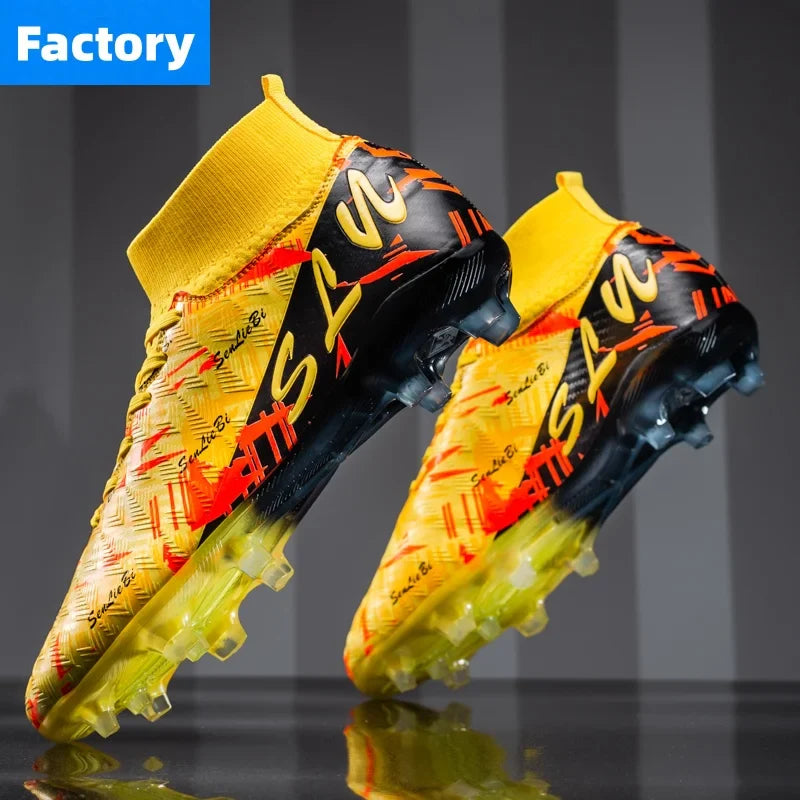 Professional Football Boots Men Soccer Shoes Society Football Cleats FG Lightweight Training Soccer Sneakers Outdoor Sports Shoe