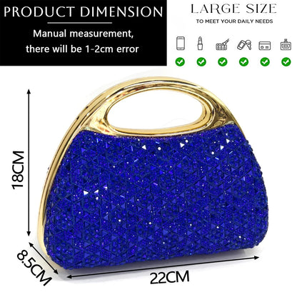 Style Dark Green Color Rhinestone Elegant High Heels Nigeria Popular Design African Ladies Shoes And Bag Set