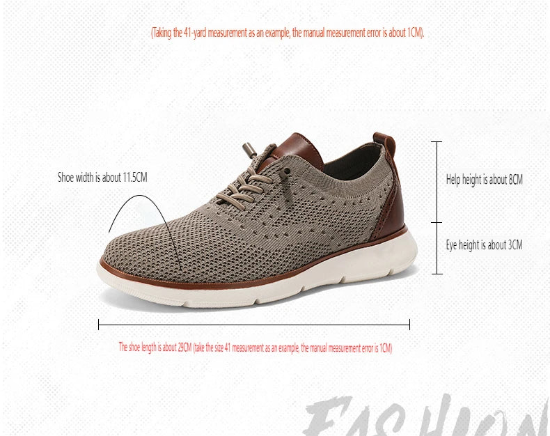 Large Size Comfortable Men's Shoes Light Fashion Casual Sports Shoes Breathable Flying Mesh Top Loafers