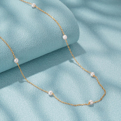 925 Sterling Silver Necklaces Charms for Women Crystal Cross Clavicle Collar Chain Simple Choker Necklace Accessories Gift