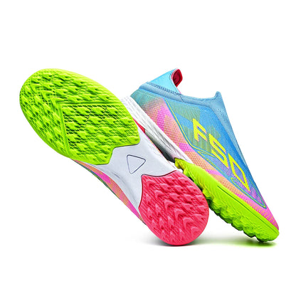 Breathable men's soccer shoes TF with broken nails, outdoor sports shoes, wear-resistant and non slip, suitable for all seasons