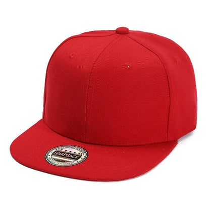 Color-Blocked Flat-Brim Baseball Cap Versatile  Sunshade and Sun Protection Hat Outdoor Fashion Unisex Street Hip-Hop Hat