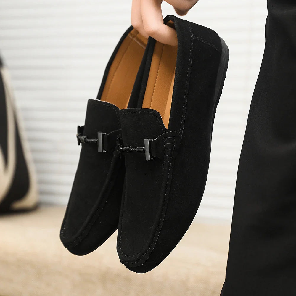 Men Loafers Soft High Quality Spring Autumn Shoes Men Casual Shoes Warm Slip on Flats Driving Shoes