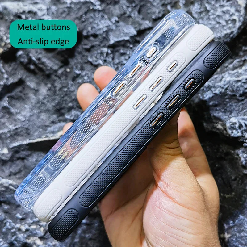 Magnetic 360 Degrees Rotating Ring Holder Case For iPhone 17 Pro Max / 17 Air