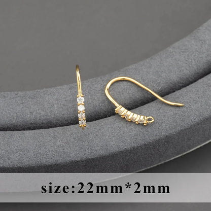 20pcs/lot M800 jewelry accessories,pass REACH,nickel free,18k gold plated,copper,connector,diy earrings,jewelry making
