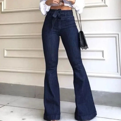 Women Denim Flare Pant Long Pants