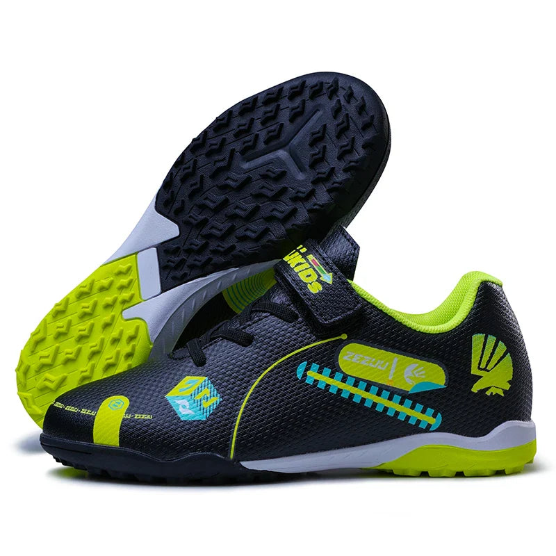 Kids Soccer Cleats Unisex Child Turf Soccer Shoes Indoor Youth Football Boots Artificial Ground Trainning Futsal Sneaker Outdoor