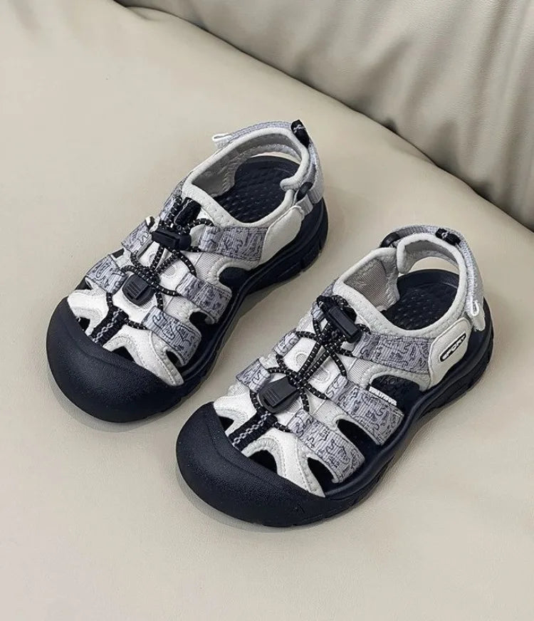 Boys Closed-Toe Sandals 2026 Summer New Arrivals Kids Casual Sneakers Non-Slip Soft Sole Beach Walking Shoes