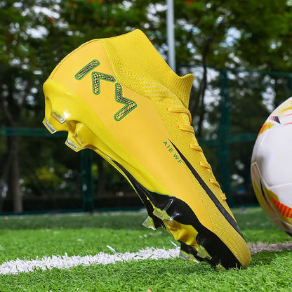 New Men Match Football Boots Ankle Non-Slip TF/FG Professional Soccer Shoes Boys Sneakers Comfortable Sports Shoes Unisex