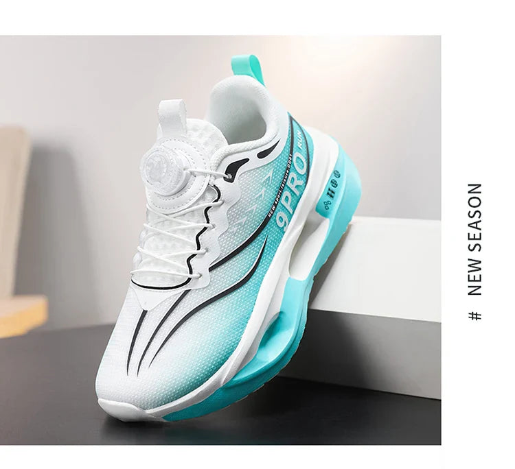 New Cushioning Running Shoes for Childrens Lightweight Sport Shoes Breathable Casual Sneakers Non-Slip Outdoor Boy Girl Training
