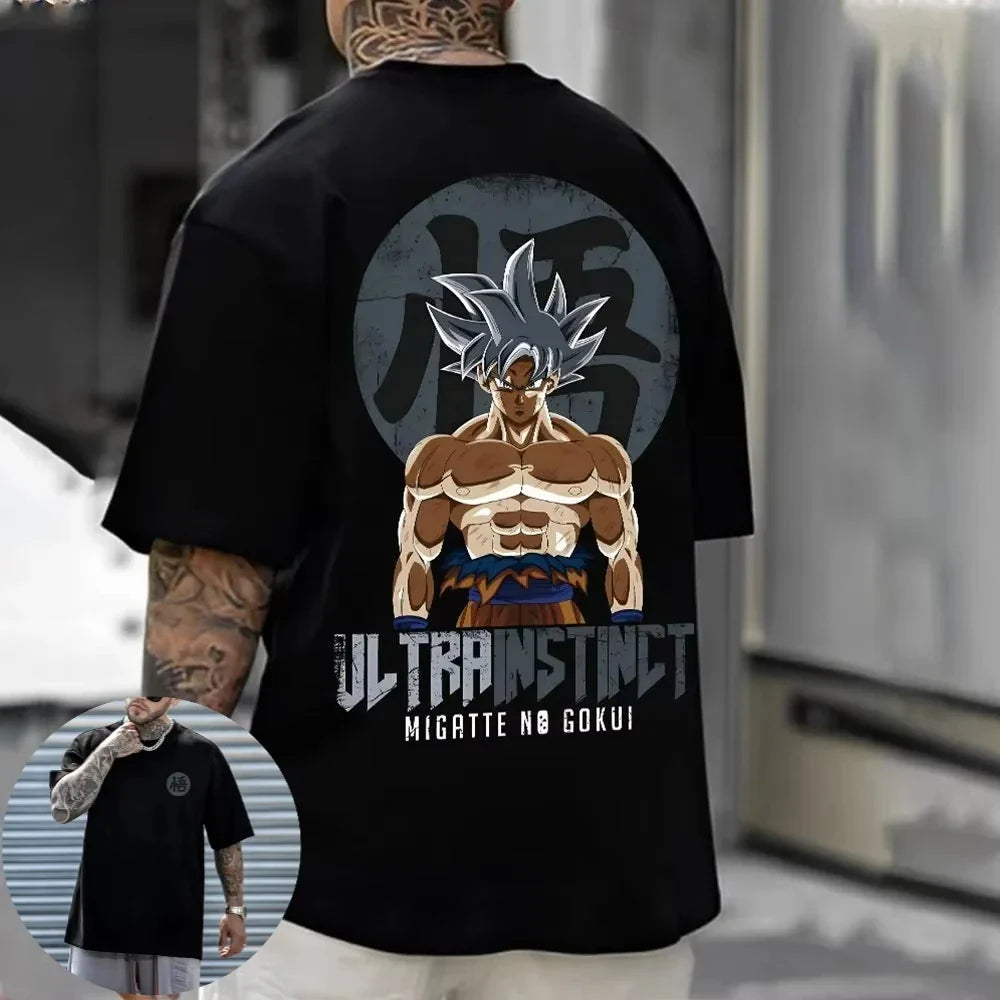 T-Shirt Summer New Men's Street Hip Hop Loose Casual American Trend Short Sleeve Top