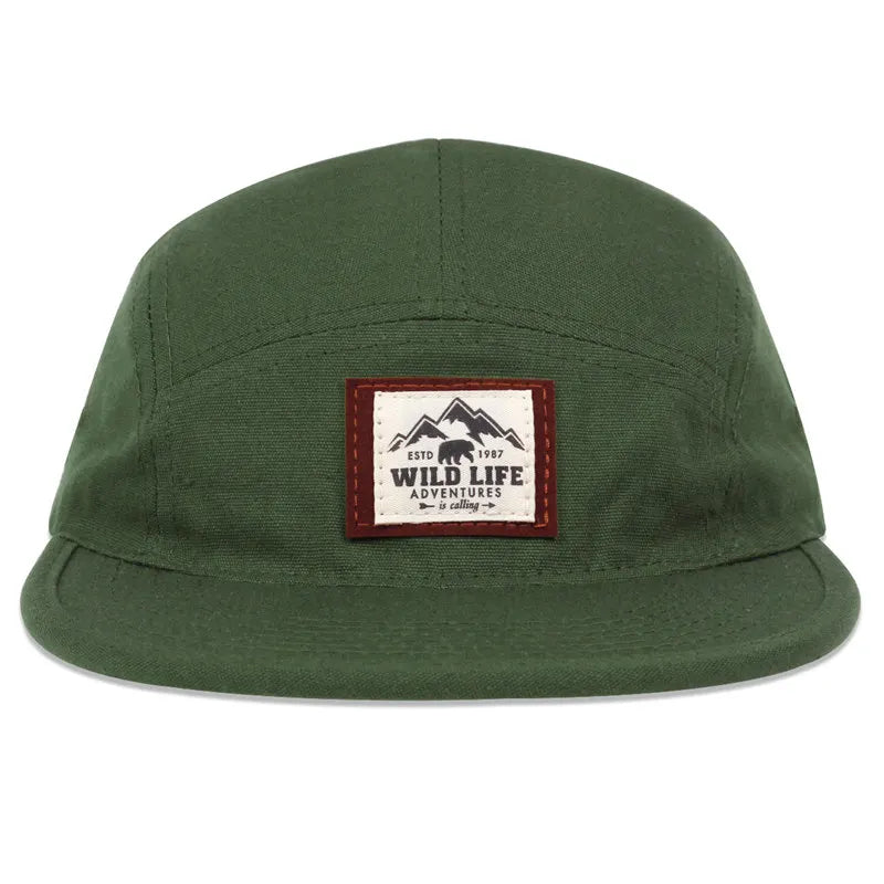 Cotton 5 Panel Baseball Cap Snapback Caps Bone Gorras Hombre Originales Hip Hop Hats For Men Women Adjustable