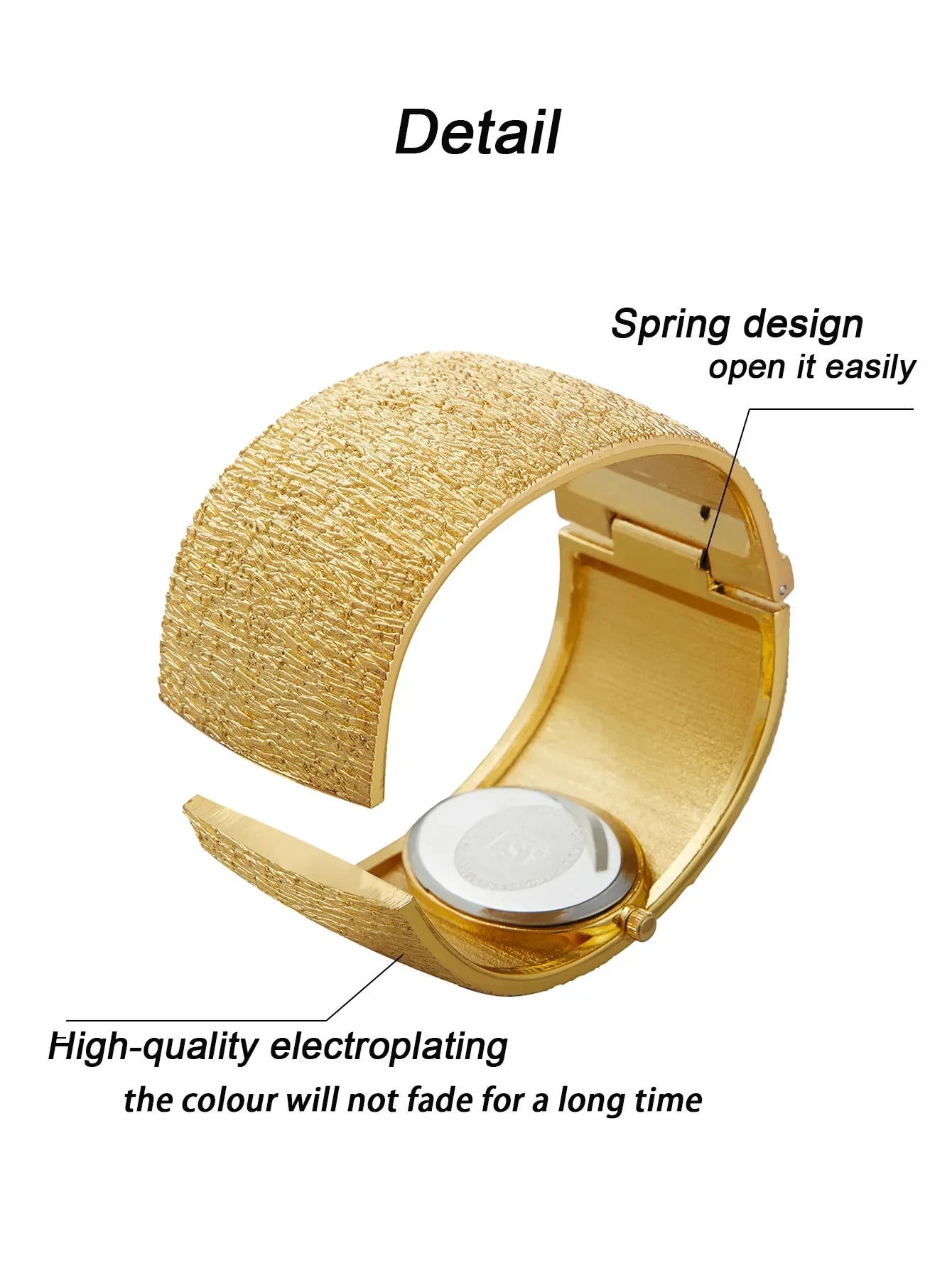 Women's Bracelet Watch reloj mujer Gold Luxury Bark Pattern Simple watch for women relojes para damas