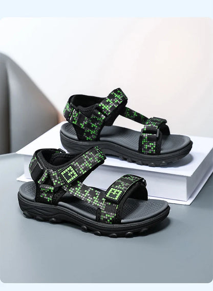 Kids Outdoor Non-Slip Sandals Boys Summer Fashion Beach Shoes Children Breathable Casual Walking Sandials