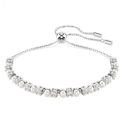 Original New Charms Pearl Necklace Earrings Bracelet Fine Jewelry Women Set Pearl Y Necklace for Women Romantic Gift