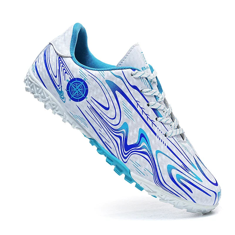 Kids Youth Soccer Cleats Football Shoes Men Non Slip Breathable Lightweight Training Sneakers Boys Children Football Match Boots