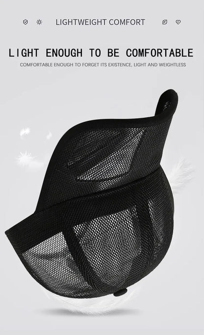Summer Men Hat Openwork Brim Breathable Mesh Cap Outdoor Sports Sunscreen Baseball Women Sunhat