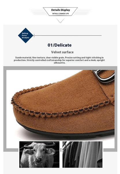 The 2025 new men's soft-soled comfortable casual shoes are versatile Lazy people can wear them on one foot Size 46 size 47