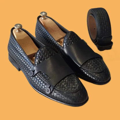 Novos Mocassins Masculinos Marrons Sapatos Sociais Masculinos de Couro PU Preto Feitos à Mão com Frete Grátis Tamanho 38-48
